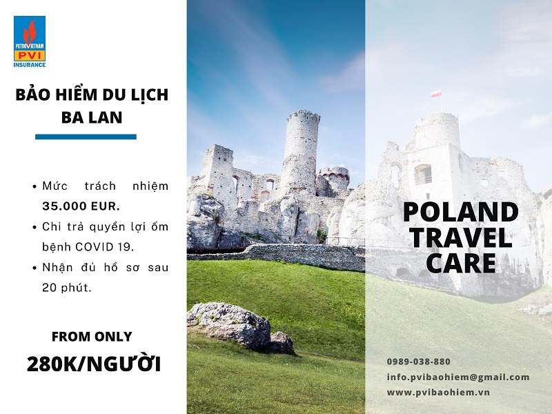 Bảo hiểm du lịch Ba Lan với chi phí ưu đãi