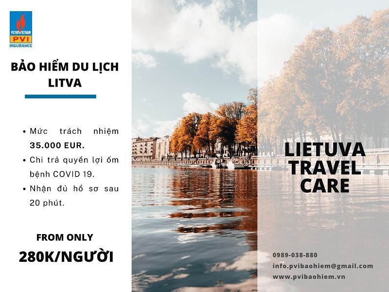 Mua bảo hiểm du lịch đi Litva có chi trả covid 19 không