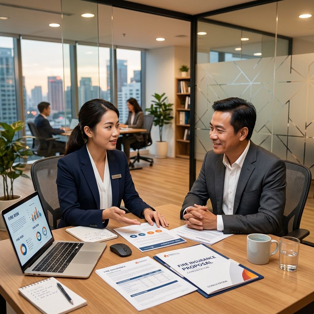 Nhân viên bảo hiểm tư vấn <a href=